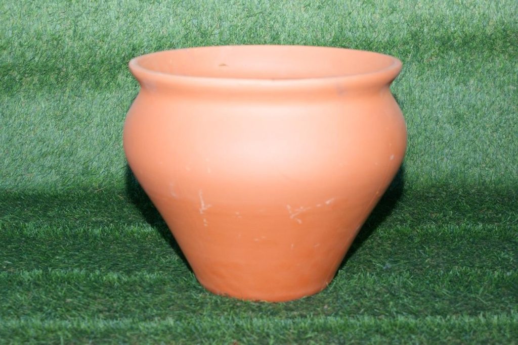 Maceta coco de terracota artesanal